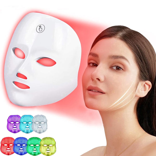 LumiGlow Pro — 7-Colour LED Red Light Therapy Face Mask